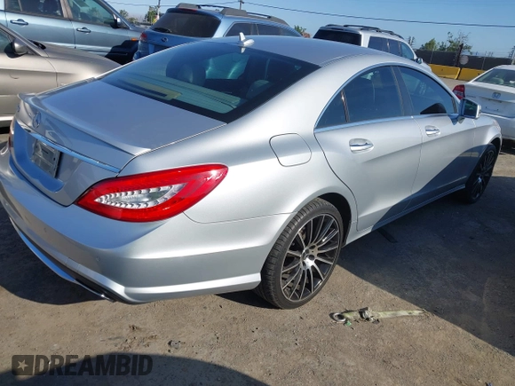 2014 Mercedes-Benz CLS 550 with VIN WDDLJ7DB0EA104042, listed as a IAAI auction lot 42643727 with 96,841 mi miles and . Bid and sale history available at DreamBid. Image 4.