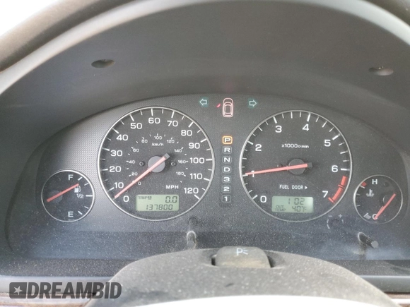 2003 Subaru Legacy L with VIN 4S3BE635737208232, listed as a Copart auction lot 80901264 with 137,800 mi miles and Salvage title. Bid and sale history available at DreamBid. Image 9.