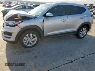 2020 Hyundai Tucson Value with VIN KM8J33A49LU142337, listed as a Copart auction lot 56108705 with 43,588 mi miles and Salvage title. Bid and sale history available at DreamBid. Image 1.
