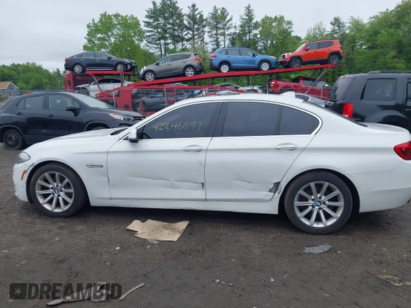2014 BMW 5 Series 535i xDrive with VIN WBA5B3C57ED538801, listed as a IAAI auction lot 42246097 with 170,219 mi miles and . Bid and sale history available at DreamBid. Image 13.