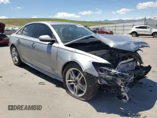 2016 Audi A6 Prestige with VIN WAUHGAFCXGN003553, listed as a Copart auction lot 57470265 with 89,026 mi miles and Salvage title. Bid and sale history available at DreamBid. Image 4.