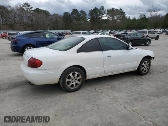 2001 Acura CL with VIN 19UYA42421A021548, listed as a Copart auction lot 47529905 with 0 mi miles and Salvage Title. Bid and sale history available at carsss.com. Image 3.