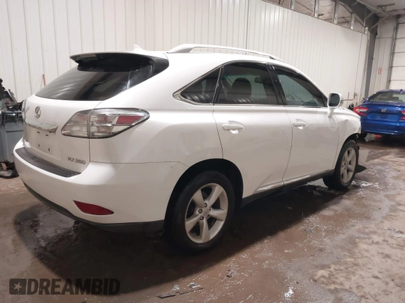 2010 Lexus RX 350 with VIN 2T2BK1BA0AC072947, listed as a IAAI auction lot 41611606 with 164,044 mi miles and . Bid and sale history available at DreamBid. Image 4.