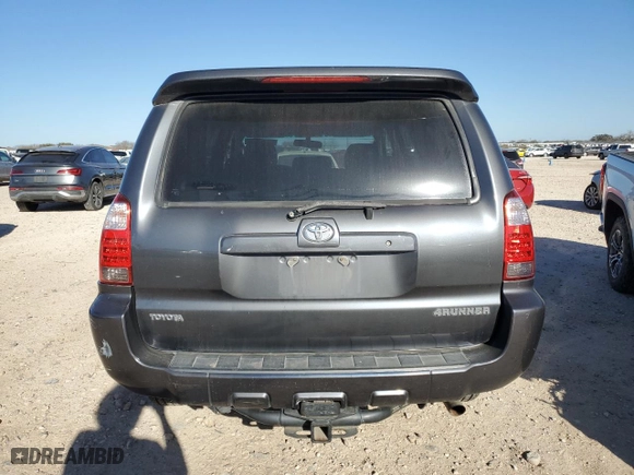 2006 Toyota 4Runner SR5 with VIN JTEBT14R668029944, listed as a Copart auction lot 47989535 with 236,212 mi miles and Clean Title. Bid and sale history available at carsss.com. Image 6.