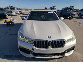 2017 BMW 7 Series 750i with VIN WBA7F0C52HGM21383, listed as a Copart auction lot 85540974 with 151,708 mi miles and Salvage title. Bid and sale history available at DreamBid. Image 5.