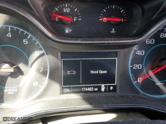 2016 Chevrolet Cruze LT with VIN 1G1BE5SM8G7235540, listed as a Copart auction lot 49273035 with 174,482 mi miles and Salvage Title. Bid and sale history available at carsss.com. Image 9.