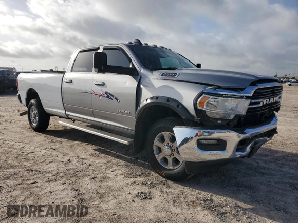 2019 Ram 2500 Big Horn with VIN 3C6UR5JJ5KG622997, listed as a Copart auction lot 65371674 with 287,128 mi miles and Salvage Title. Bid and sale history available at carsss.com. Image 4.