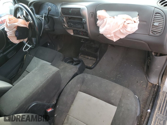 2005 Ford Ranger XL z VIN 1FTYR15E95PA37159, wystawiony jako Copart lot #47637945 z przebiegiem Nie podano mil oraz Szkoda całkowita • Salvage title. Historia ofert i sprzedaży dostępna na DreamBid. Obrazek 8.