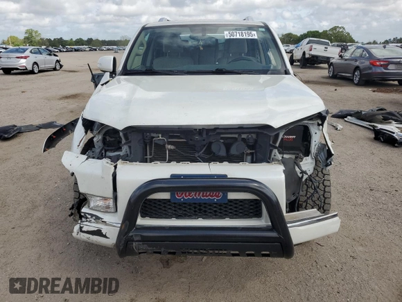 2013 Toyota 4Runner SR5 with VIN JTEZU5JR8D5062076, listed as a Copart auction lot 50718195 with 76,226 mi miles and Salvage Title. Bid and sale history available at DreamBid. Image 5.