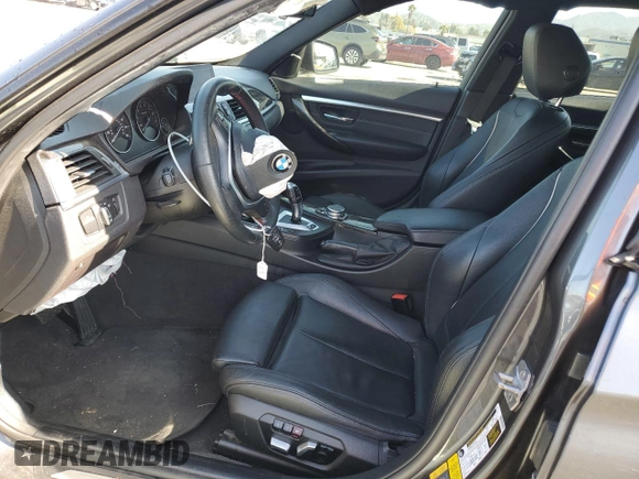 2016 BMW 3 Series 330e iPerformance with VIN WBA8E1C54GK479682, listed as a Copart auction lot 45967824 with 92,025 mi miles. Bid and sale history available at carsss.com. Image 7.