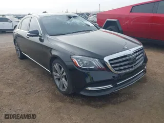 2018 Mercedes-Benz S-Class S 450 with VIN WDDUG6GB8JA391441, listed as a IAAI auction lot 41082575 with 1 mi miles. Bid and sale history available at carsss.com. Image 1.