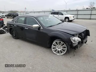 2014 Chrysler 300 with VIN 2C3CCAEG9EH380172, listed as a Copart auction lot 47121935 with 121,755 mi miles and Salvage Title. Bid and sale history available at carsss.com. Image 4.