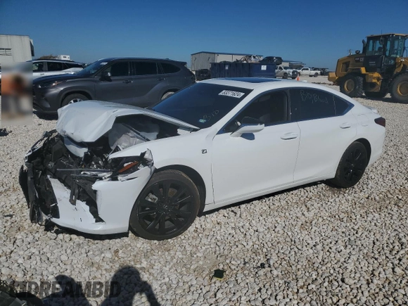 2023 Lexus ES with VIN 58ABA1C11PU030146, listed as a Copart auction lot 83371624 with 0 mi miles and Salvage Title. Bid and sale history available at carsss.com. Image 1.