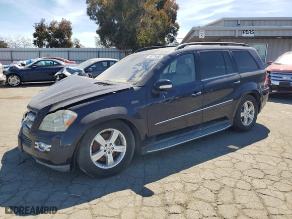 2007 Mercedes-Benz GL-Class with VIN 4JGBF71E27A274083, listed as a Copart auction lot 50779495 with NaN miles and Salvage Title. Bid and sale history available at carsss.com. Image 1.