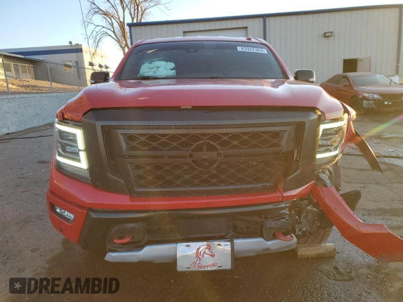 2021 Nissan Titan Pro-4X z VIN 1N6AA1ED0MN512723, wystawiony jako Copart lot #83922304 z przebiegiem 41 649 mil mil oraz Szkoda całkowita • Salvage title. Historia ofert i sprzedaży dostępna na DreamBid. Obrazek 5.