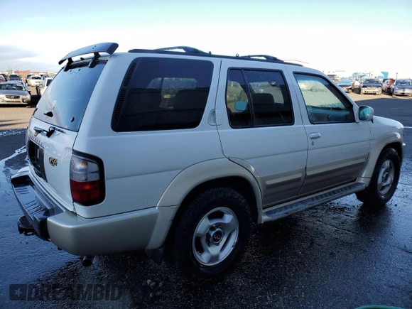 2000 Infiniti QX4 z VIN JNRAR07Y3YW084474, wystawiony jako Copart lot #87089994 z przebiegiem 237 974 mil mil oraz Szkody całkowita. Historia ofert i sprzedaży dostępna na DreamBid. Obrazek 3.