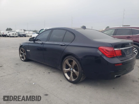 2011 BMW 7 Series 750i with VIN WBAKA8C5XBCY37073, listed as a Copart auction lot 76238914 with 129,493 mi miles and Clean title. Bid and sale history available at DreamBid. Image 2.