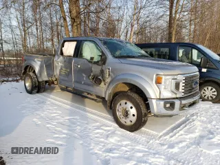 2020 Ford Super Duty F-450 DRW XL with VIN 1FT8W4DT5LED23982, listed as a Copart auction lot 43465295 with 81,283 mi miles and Salvage Title. Bid and sale history available at carsss.com. Image 4.