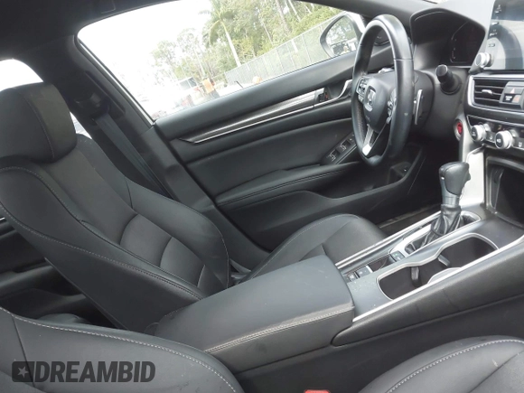 2019 Honda Accord Sport with VIN 1HGCV1F33KA113896, listed as a IAAI auction lot 41961776 with 92,248 mi miles and . Bid and sale history available at DreamBid. Image 5.