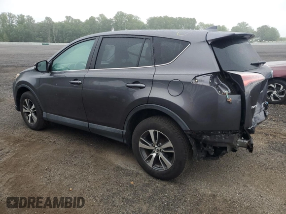 2018 Toyota RAV4 XLE with VIN 2T3WFREV0JW445322, listed as a Copart auction lot 55623845 with 116,700 mi miles and Salvage title. Bid and sale history available at DreamBid. Image 2.