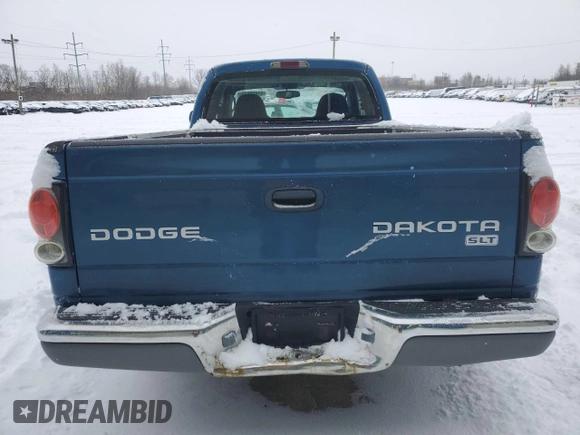 2003 Dodge Dakota SLT with VIN 1D7HL42X63S219989, listed as a Copart auction lot 41495915 with 83,841 mi miles and Clean Title. Bid and sale history available at carsss.com. Image 6.