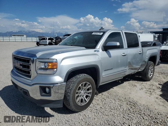 2015 GMC Sierra 1500 SLE z VIN 3GTU2UEC4FG364254, wystawiony jako Copart lot #58564765 z przebiegiem 86 931 mil mil oraz Szkoda całkowita • Salvage title. Historia ofert i sprzedaży dostępna na DreamBid. Obrazek 1.
