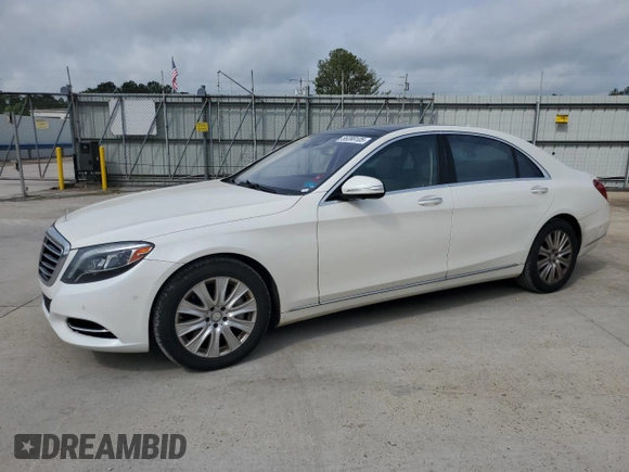 2014 Mercedes-Benz S 550 with VIN WDDUG8CB2EA050768, listed as a Copart auction lot 55399105 with 217,670 mi miles and Clean Title. Bid and sale history available at carsss.com. Image 1.