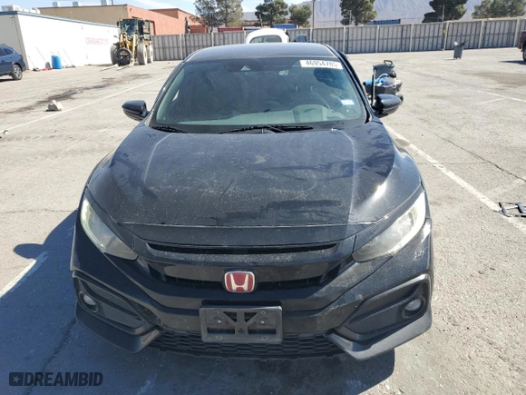 2021 Honda Civic Hatchback Sport with VIN SHHFK7H44MU210949, listed as a Copart auction lot 46954785 with 55,321 mi miles and Salvage Title. Bid and sale history available at carsss.com. Image 5.