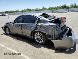2019 Infiniti Q50 Signature Edition with VIN JN1EV7AP7KM517239, listed as a Copart auction lot 58093944 with 63,177 mi miles and Salvage Title. Bid and sale history available at DreamBid. Image 2.