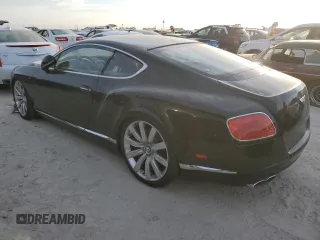 2013 Bentley Continental GT with VIN SCBFT7ZA4DC083123, listed as a Copart auction lot 75113674 with Not Provided miles and Salvage Title. Bid and sale history available at DreamBid. Image 2.