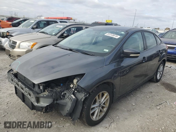 2017 Ford Focus SE with VIN 1FADP3F23HL346695, listed as a Copart auction lot 81313874 with 89,577 mi miles and Salvage title. Bid and sale history available at DreamBid. Image 1.