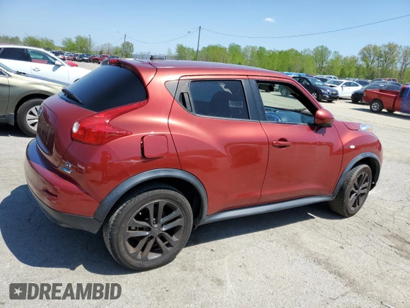 2012 Nissan Juke SL with VIN JN8AF5MR2CT102481, listed as a Copart auction lot 50881884 with 117,640 mi miles and Clean Title. Bid and sale history available at carsss.com. Image 3.