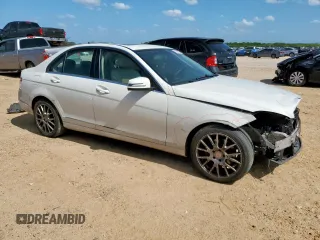 2011 Mercedes-Benz C 300 Sport with VIN WDDGF5EBXBR149024, listed as a Copart auction lot 61196585 with Not provided miles and Salvage title. Bid and sale history available at DreamBid. Image 4.