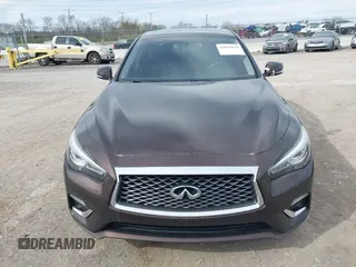 2018 Infiniti Q50 3.0t Luxe with VIN JN1EV7AR2JM445138, listed as a IAAI auction lot 41851019 with 75,018 mi miles. Bid and sale history available at carsss.com. Image 12.