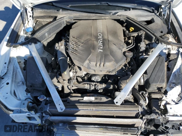 2021 Genesis G70 3.3T with VIN KMTG34LEXMU073395, listed as a Copart auction lot 43567435 with 149,093 mi miles and Salvage title. Bid and sale history available at DreamBid. Image 11.