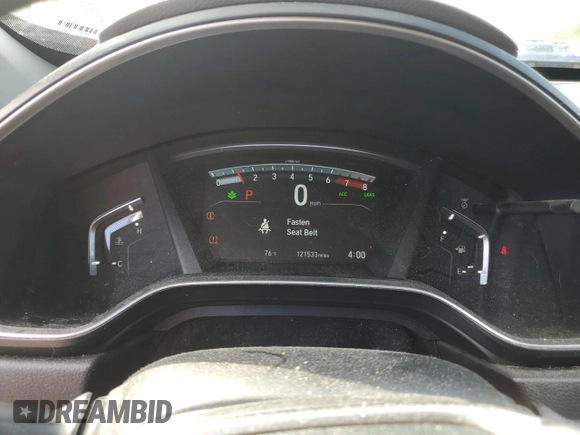 2017 Honda CR-V EX-L with VIN 5J6RW2H84HL015150, listed as a Copart auction lot 52027454 with 121,533 mi miles and Salvage Title. Bid and sale history available at carsss.com. Image 9.
