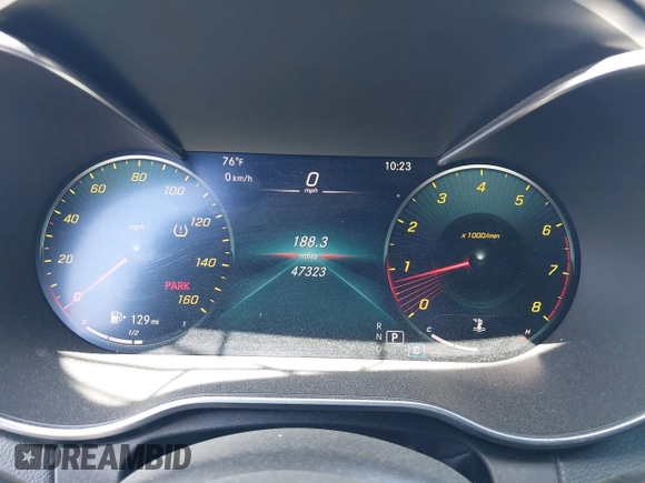 2021 Mercedes-Benz C 300 with VIN W1KWF8DB6MR644368, listed as a IAAI auction lot 42301596 with 47,323 mi miles and . Bid and sale history available at DreamBid. Image 7.