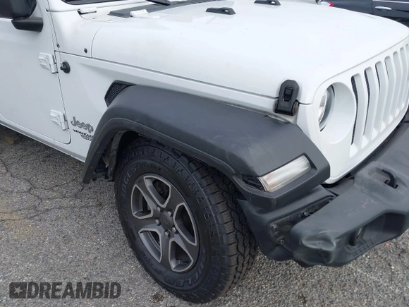 2021 Jeep Wrangler Unlimited Sport Altitude with VIN 1C4HJXDN5MW644613, listed as a IAAI auction lot 42466188 with 63,959 mi miles and . Bid and sale history available at DreamBid. Image 6.