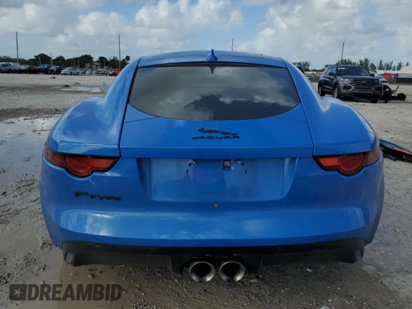 2018 Jaguar F-Type with VIN SAJDD1EV1JCK49554, listed as a Copart auction lot 78908314 with 77,069 mi miles and Salvage Title. Bid and sale history available at DreamBid. Image 6.