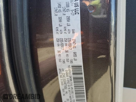 2017 Chrysler Pacifica Touring L with VIN 2C4RC1BG0HR770361, listed as a Copart auction lot 53789715 with 99,685 mi miles and Salvage Title. Bid and sale history available at DreamBid. Image 16.