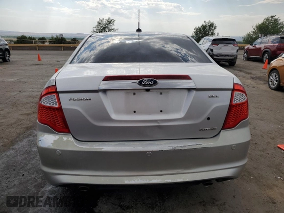 2012 Ford Fusion SEL with VIN 3FAHP0JG7CR257418, listed as a Copart auction lot 61842175 with 167,669 mi miles and Salvage title. Bid and sale history available at DreamBid. Image 6.