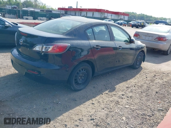 2013 Mazda 3 i SV with VIN JM1BL1TGXD1725152, listed as a IAAI auction lot 42036140 with 133,462 mi miles. Bid and sale history available at carsss.com. Image 4.