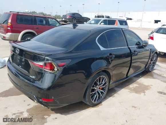 2017 Lexus GS F with VIN JTHBP1BL0HA002143, listed as a IAAI auction lot 41545070 with 1 mi miles. Bid and sale history available at carsss.com. Image 4.