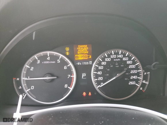 2014 Acura RDX Tech Pkg with VIN 5J8TB4H55EL801397, listed as a Copart auction lot 45206725 with 172,312 mi miles and Salvage Title. Bid and sale history available at carsss.com. Image 9.