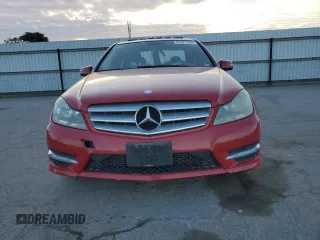 2012 Mercedes-Benz C 250 Sport with VIN WDDGF4HB7CR237214, listed as a Copart auction lot 55521725 with Not Provided miles and Salvage Title. Bid and sale history available at DreamBid. Image 5.