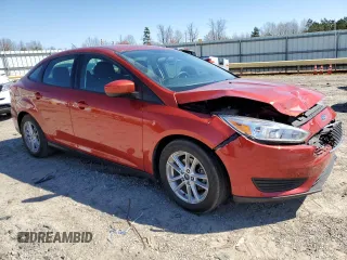 2018 Ford Focus SE with VIN 1FADP3FEXJL255925, listed as a Copart auction lot 50629035 with 51,756 mi miles and Salvage Title. Bid and sale history available at carsss.com. Image 4.