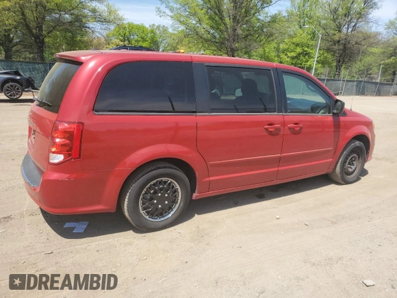 2012 Dodge Grand Caravan SE with VIN 2C4RDGBG4CR272723, listed as a Copart auction lot 54500405 with 162,438 mi miles and Clean Title. Bid and sale history available at DreamBid. Image 3.