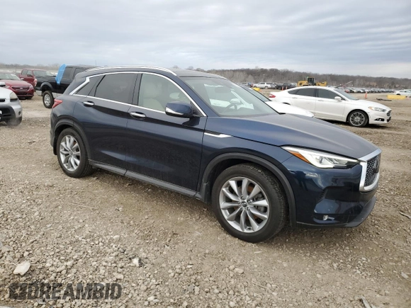2019 Infiniti QX50 Pure z VIN 3PCAJ5M33KF146271, wystawiony jako Copart lot #86974254 z przebiegiem 56 258 mil mil oraz Szkoda całkowita • Salvage title. Historia ofert i sprzedaży dostępna na DreamBid. Obrazek 4.