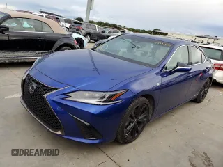 2022 Lexus ES 300h F Sport with VIN 58AGA1C12NU017408, listed as a Copart auction lot 74771444 with 11,885 mi miles and Salvage title. Bid and sale history available at DreamBid. Image 1.