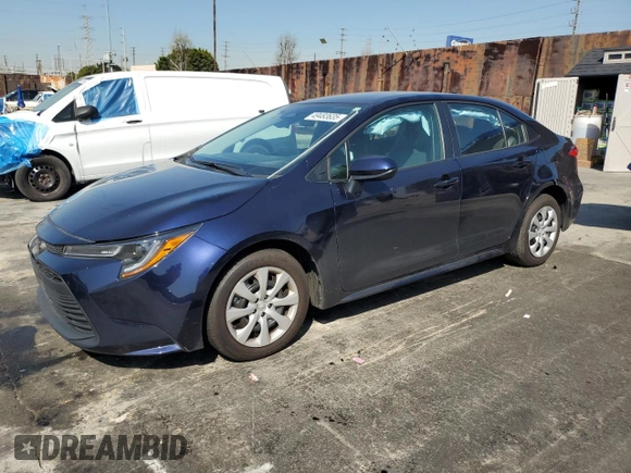 2024 Toyota Corolla LE with VIN 5YFB4MDE0RP144578, listed as a Copart auction lot 49483635 with 10,171 mi miles and Salvage Title. Bid and sale history available at carsss.com. Image 1.